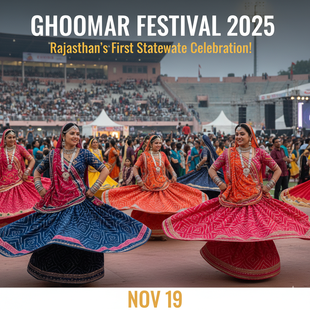 Ghoomar Festival 2025: A Guide to Rajasthan's First-Ever Statewide Celebration (Dates, Registration, Events) Ghoomar Festival 2025: A Guide to Rajasthan's First-Ever Statewide Celebration (Dates, Registration, Events)