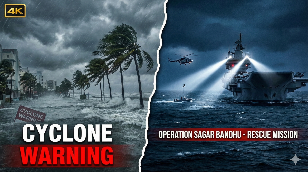 Cyclone Ditwah Live: 30 नवंबर को तबाही मचाने आ रहा 'दित्वा'; तमिलनाडु-आंध्र में रेड अलर्ट, स्कूल बंद और सेना तैनात