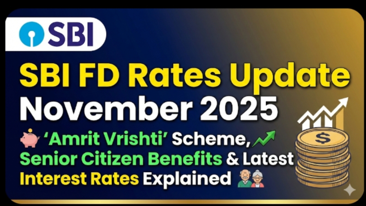 ​SBI FD Rates Update November 2025: ‘Amrit Vrishti’ Scheme, Senior Citizen Benefits & Latest Interest Rates Explained