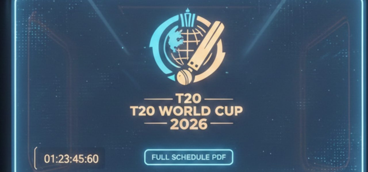 ICC T20 World Cup 2026 Schedule: Full Match List, PDF Download, Groups, Venues, and Team Squads
